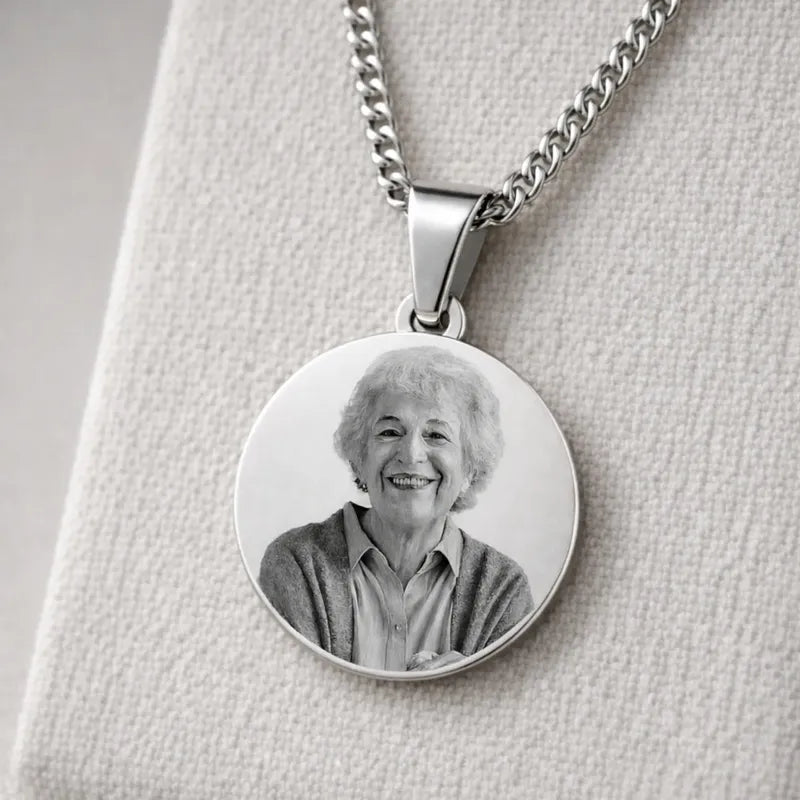 Corrente Com Pingente Personalizado Colar Com Foto Familia