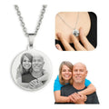 Colar com Foto Personalizada Redondo em Aço Inox – 45 cm