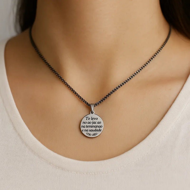 Cordão Personalizado Com Foto - Pingente E Corrente