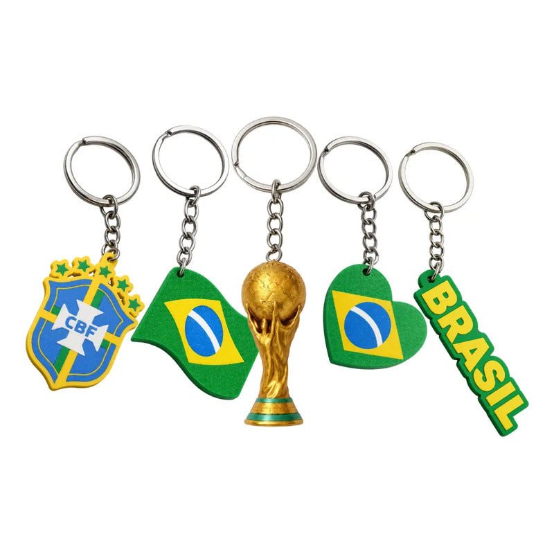 Kit 10 Chaveiros Troféu Taça Copa Do Mundo Dourada Miniatura Taça