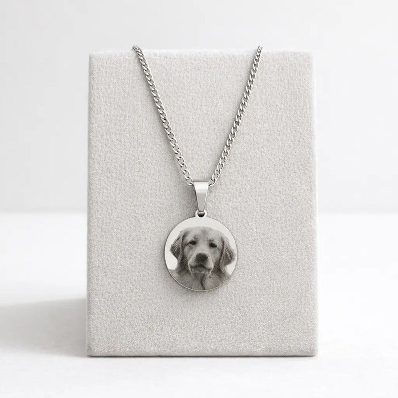 Colar Com Pingente Personalizado Com Foto Filhos 45 Ou 60cm