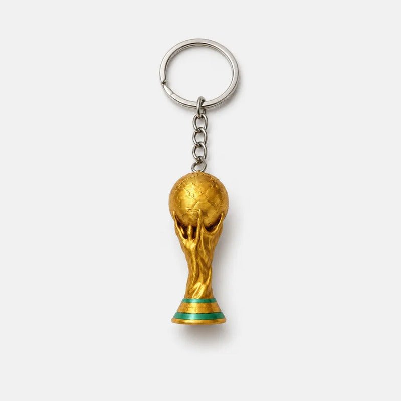Kit 10 Chaveiros Troféu Taça Copa Do Mundo Dourada Miniatura Taça