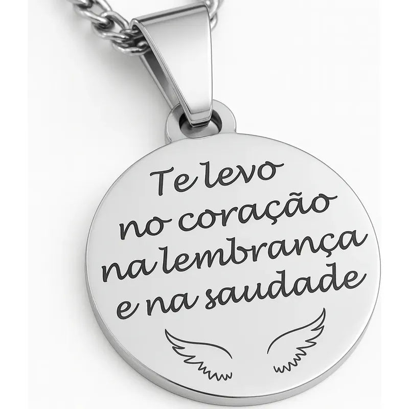 Corrente Com Pingente Personalizado Colar Com Foto Namorados